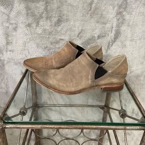 Free People Azalea Ankle booties boots women 38/ US 7.5 Tan Distressed Leather